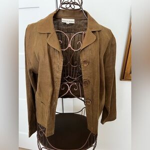 David Dart Brown/ Gold Women's Jacket